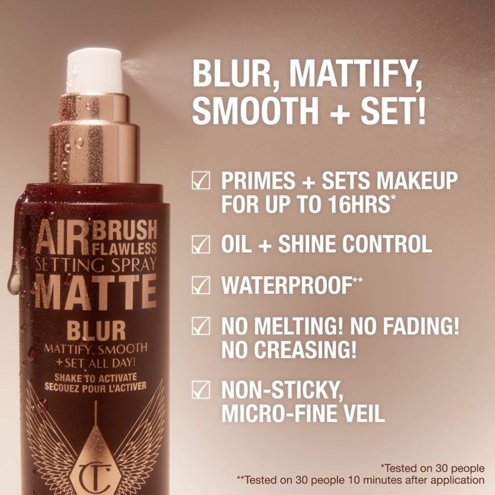 Charlotte Tilbury Airbrush Flawless Setting Spray 100ml Full Size - New in Box - Picture 3 of 5